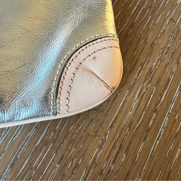 Coach Silver Metallic Crossbody Bag - Picture 6 of 16